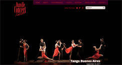 Desktop Screenshot of danvilleconcert.org