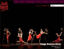 Tablet Screenshot of danvilleconcert.org